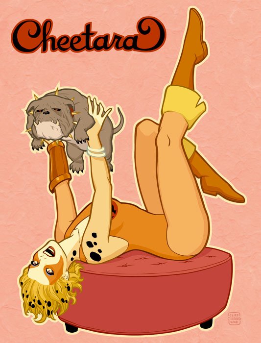 cheetara cheetara A arte de Cliff Chiang
