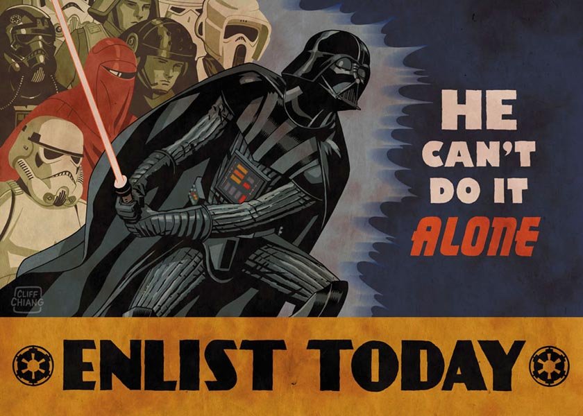 enlist-today enlist today A arte de Cliff Chiang